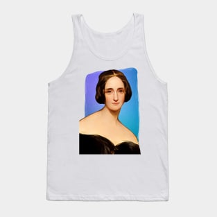 English Novelist Mary Shelley illustration Tank Top